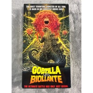 Godzilla vs Biollante VHS 1992 HBO Video Toho Sci-Fi Monster Movie Rare Kaiju